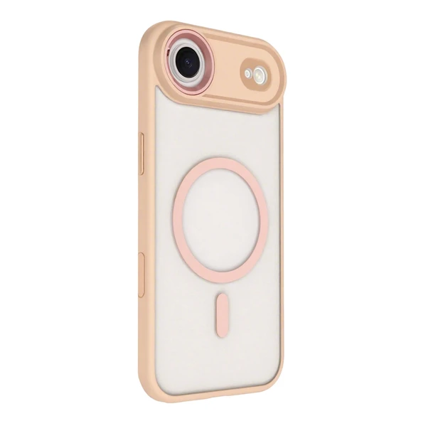 iPhone 17 Air Terea Magsafe Kapak - Pembe - Resim 3