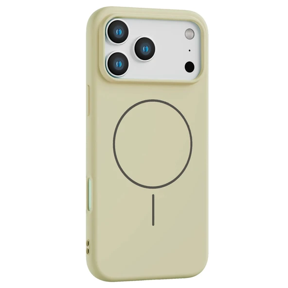 iPhone 17 Pro Max Jully Magsafe Kapak - Bej ürün görseli 1