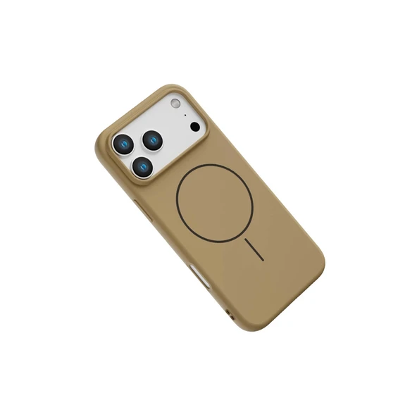 iPhone 17 Pro Jully Magsafe Kapak - Çöl Titanyum - Resim 4