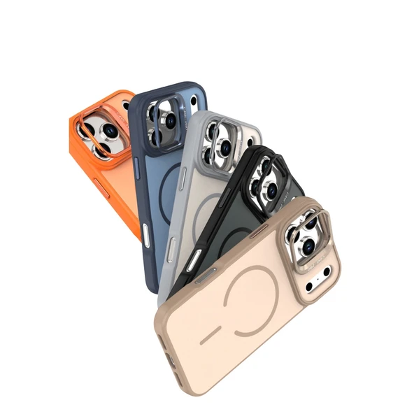 iPhone 17 Pro Max Flexa Magsafe Kapak - Gold - Resim 4