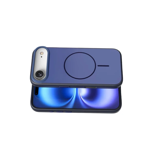 iPhone 17 Air Neva Magsafe Kapak - Lacivert - Resim 3