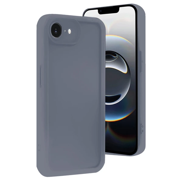 iPhone 16e Kılıf Viera Silikon - Gri ürün görseli 1