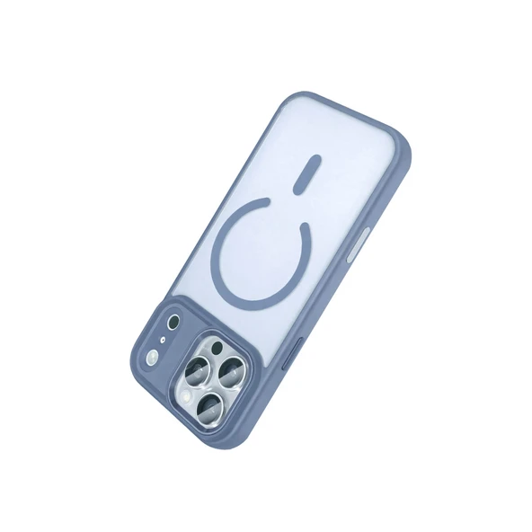 iPhone 17 Pro Terea Magsafe Kapak - Açık Mavi - Resim 4