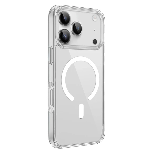 iPhone 17 Pro Kılıf Pc Real Magsafe Kapak - Şeffaf ürün görseli 1