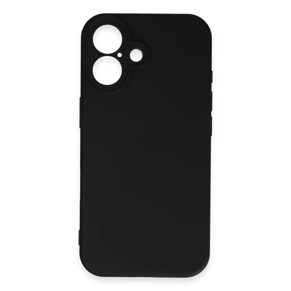 iPhone 16 Plus Kılıf First Silikon - Siyah - Resim 2