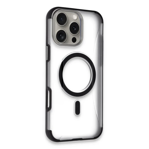 iPhone 16 Pro Max Hilton Magsafe Kapak - Siyah ürün görseli 1