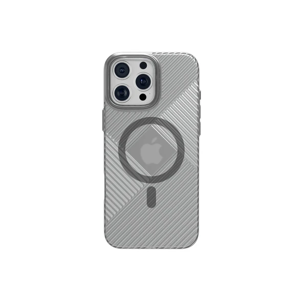 iPhone 16 Pro Max Stella Pc Sert Magsafe Kılıf - Siyah - Resim 2