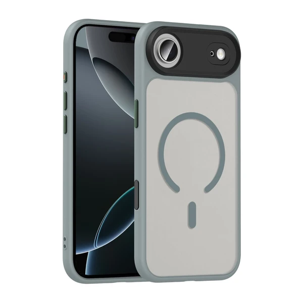 iPhone 17 Air Megane Magsafe Kapak - Titan Gri ürün görseli 1