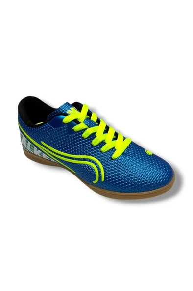 Walked 233-26 Futsal Erkek Salon Futbol Ayakkabı Mavi Sarı ürün görseli 1