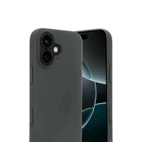 iPhone 17 First Silikon - Gri - Resim 2