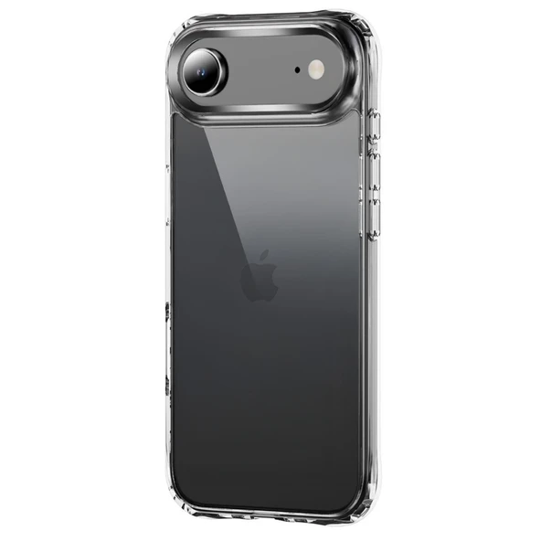 iPhone 17 Air Lüx Şeffaf Silikon - Şeffaf - Resim 2