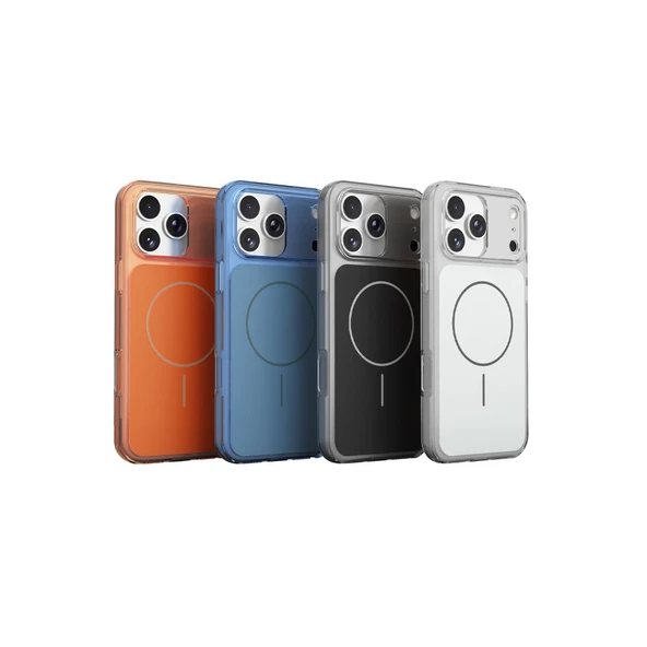 iPhone 17 Pro Bruma Magsafe Kapak - Mavi - Resim 4