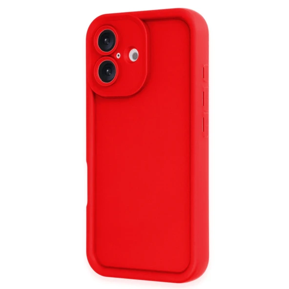 iPhone 16 Kılıf Viera Silikon - Kırmızı ürün görseli 1