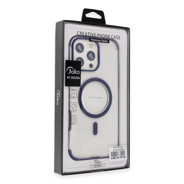 iPhone 16 Pro Max Hilton Magsafe Kapak - Siyah - Resim 2