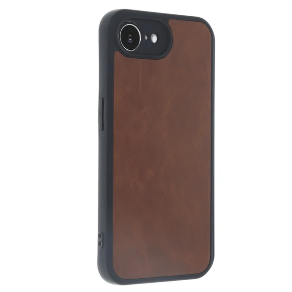 iPhone 16e Kılıf Aras Deri Kapak - Taba - Resim 3