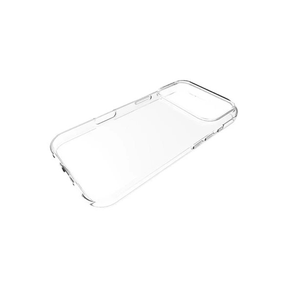 iPhone 17 Pro Lüx Şeffaf Silikon - Şeffaf - Resim 4