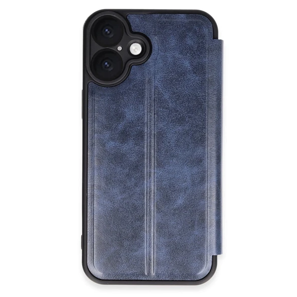iPhone 16 Plus Kılıf Flip Cover - Lacivert ürün görseli 1