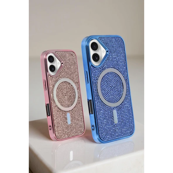 iPhone 16 Helen Magsafe Kapak - Lacivert - Resim 2