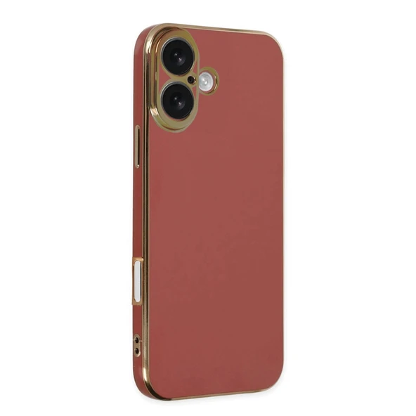 iPhone 16 Kılıf Volet Silikon - Kırmızı ürün görseli 1