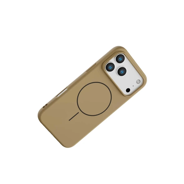 iPhone 17 Pro Jully Magsafe Kapak - Çöl Titanyum - Resim 3