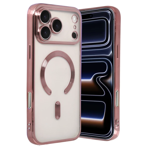 iPhone 17 Pro Kross Magneticsafe Kapak - Rose ürün görseli 1