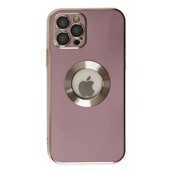 iPhone 12 Pro Kılıf Store Silikon - Mor - Resim 2