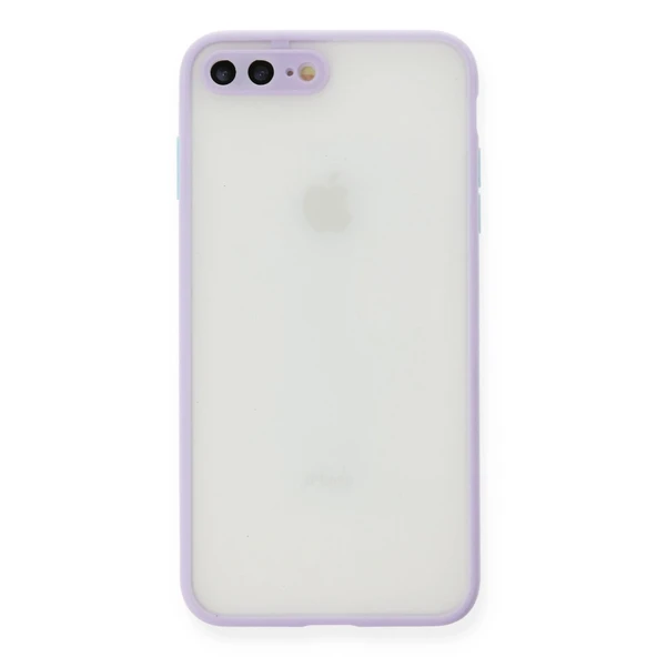 iPhone 7 Plus Kılıf Montreal Silikon Kapak - Mor ürün görseli 1