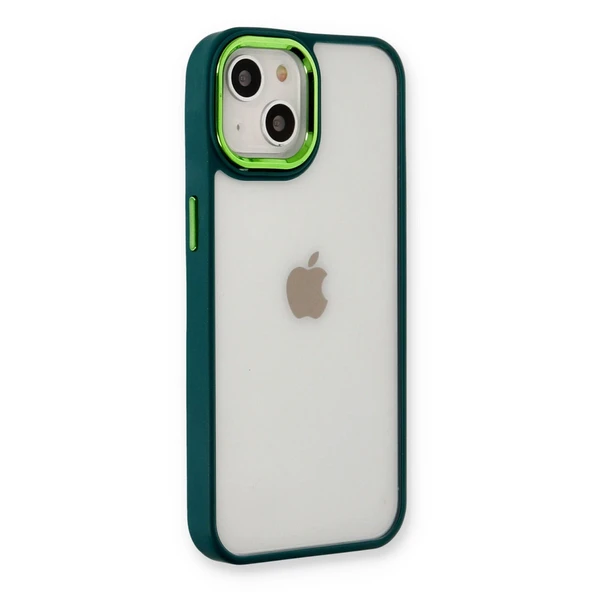 iPhone 14 Plus Kılıf Dora Kapak - Haki Yeşil ürün görseli 1