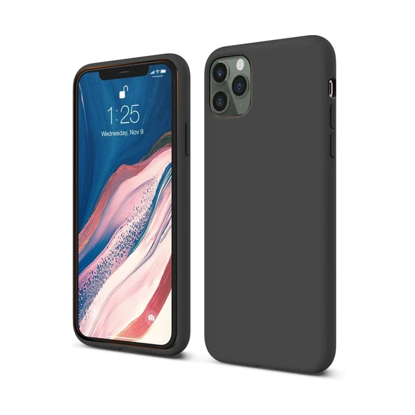 iPhone 11 Pro Kılıf First Silikon - Siyah ürün görseli 1