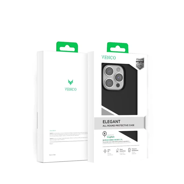 iPhone 14 Pro Max Home Magsafe Kapak - Siyah - Resim 4