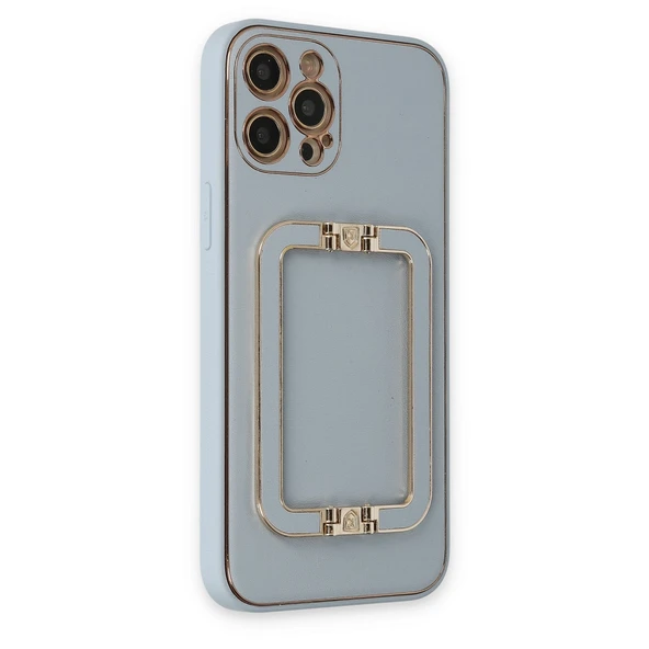 iPhone 12 Pro Max Kılıf Coco Elit Kapak - Turkuaz - Resim 2