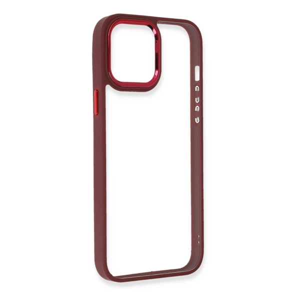 iPhone 13 Pro Kılıf Dora Kapak - Kırmızı - Resim 4
