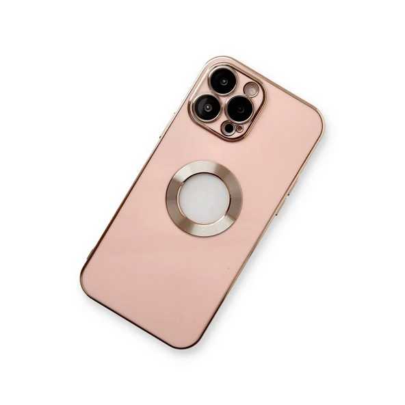 iPhone 13 Pro Max Kılıf Store Silikon - Pembe - Resim 3