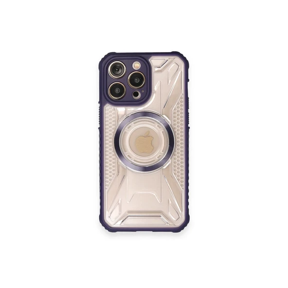 iPhone 12 Pro Kılıf Prag Magneticsafe Kapak - Derin Mor ürün görseli 1