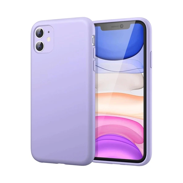 iPhone 11 Kılıf First Silikon - Lila ürün görseli 1