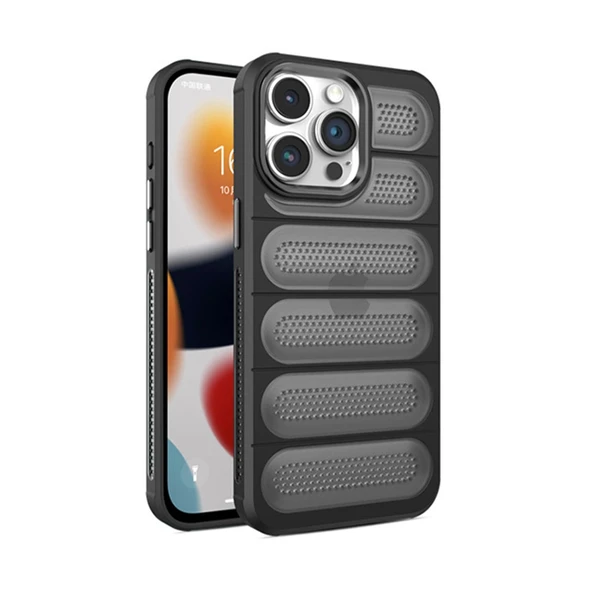 iPhone 14 Pro Kılıf Airmax Silikon Kapak - Siyah ürün görseli 1