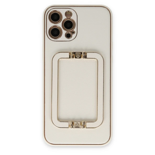 iPhone 12 Pro Kılıf Coco Elit Kapak - Beyaz ürün görseli 1