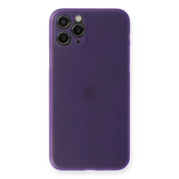 iPhone 11 Pro Kılıf Pp Ultra İnce Kapak - Mor ürün görseli 1