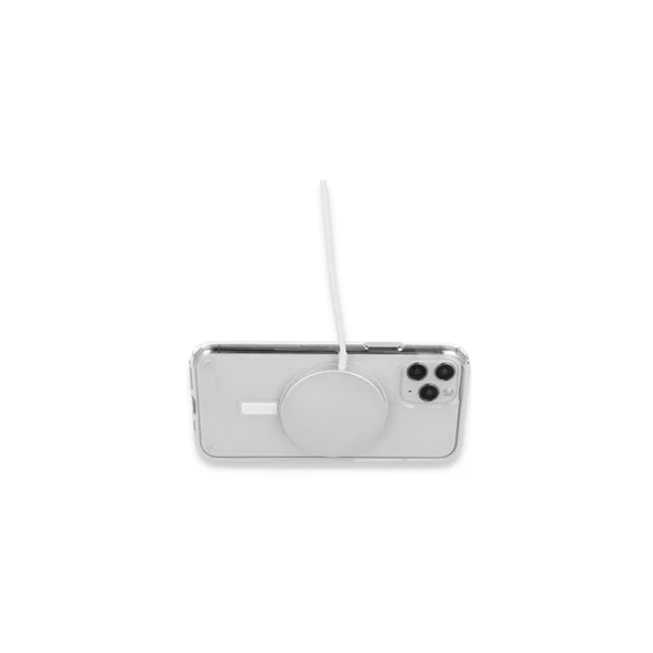 iPhone 12 Pro Kılıf Pc Real Magsafe Kapak - Şeffaf - Resim 3
