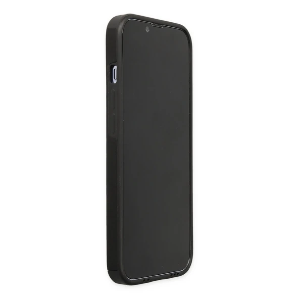 iPhone 13 Pro Max Kılıf Mega Standlı Silikon - Siyah - Resim 6