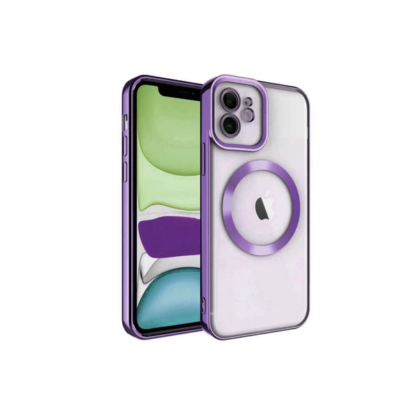 iPhone 11 Kılıf Kross Magneticsafe Kapak - Mor ürün görseli 1