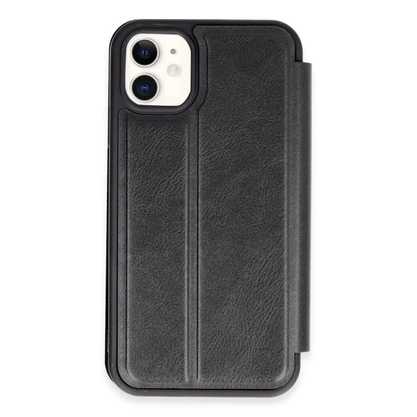 iPhone 11 Kılıf Flip Cover - Siyah ürün görseli 1