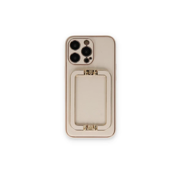 iPhone 14 Pro Max Kılıf Coco Elit Kapak - Gold ürün görseli 1