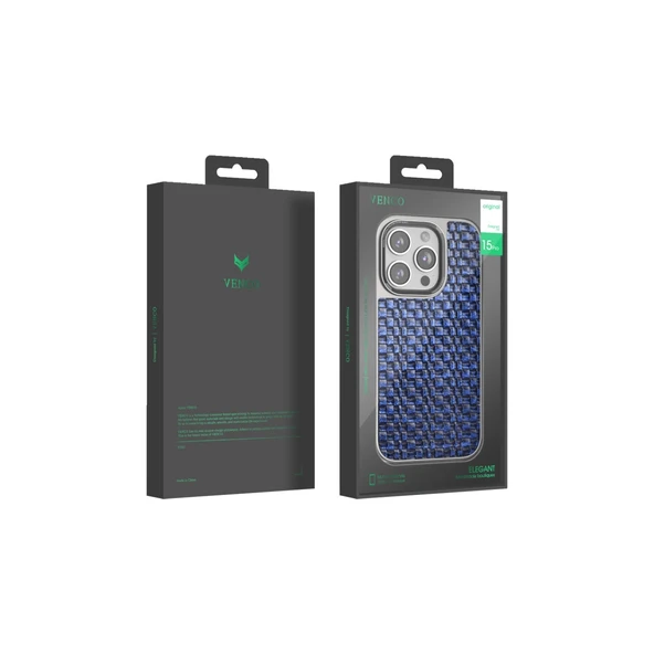 iPhone 15 Pro Brand Kapak - Lacivert - Resim 5