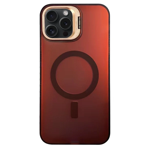 iPhone 14 Pro Max Primera Magsafe Standlı Kapak - Bordo ürün görseli 1