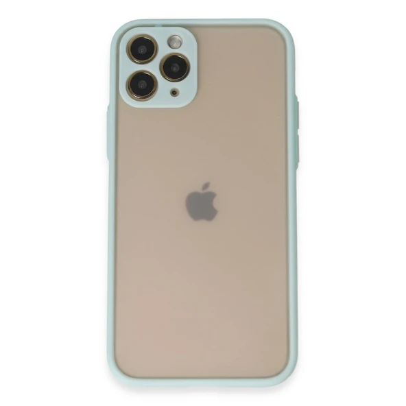 iPhone 11 Pro Kılıf Montreal Silikon Kapak - Turkuaz ürün görseli 1