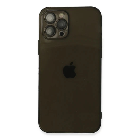 iPhone 12 Pro Max Kılıf Fly Lens Silikon - Siyah ürün görseli 1