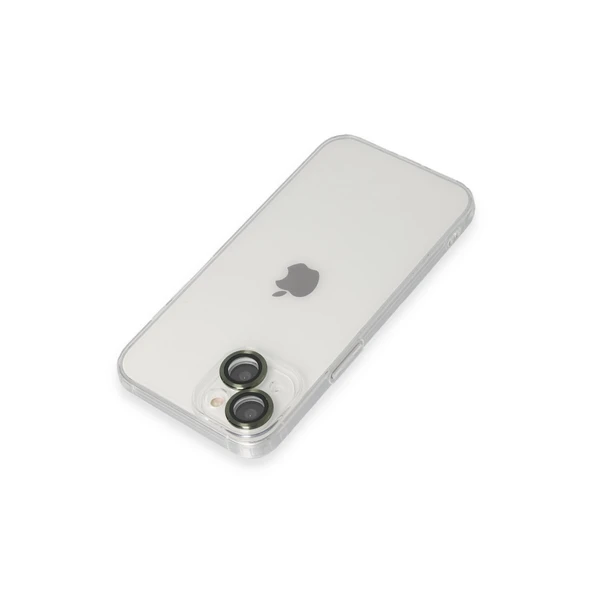 iPhone 14 Kılıf Luko Lens Silikon - Yeşil - Resim 3