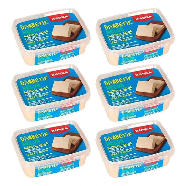 Koska Diyabetik Sade Helva 350 Gr x 6 Adet ürün görseli 1