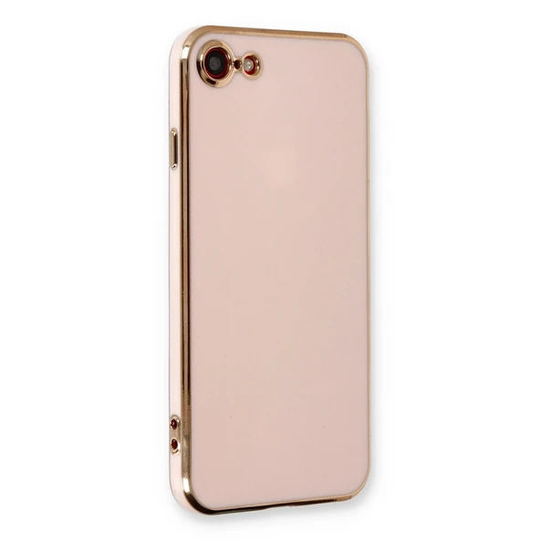 iPhone 7 Kılıf Volet Silikon - Pembe ürün görseli 1